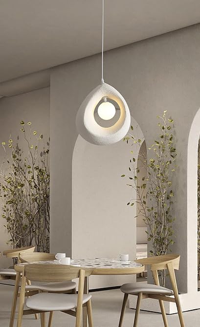 CITRA Grey Earthly Wabi Sabi Chandelier 300 MM for Living Room Outdoor Light - Warm White - Image 1