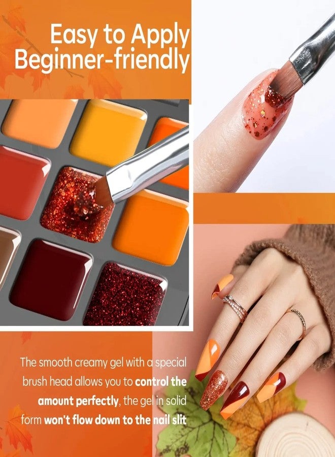 MODELONES 9 Shades Palette Solid Cream Pudding Gel from BELLE GAGA® UV Gel Polish Color Cube W/Pro Nail Art Brush Upgraded Creame Manicure Palette Soak Off LED Nail Art Kit Salon DIY - Needs UV Lamp to Cure (B101080028A) - Image 5