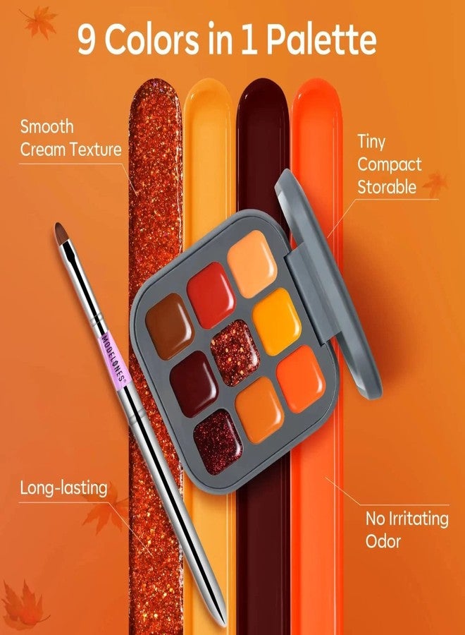 MODELONES 9 Shades Palette Solid Cream Pudding Gel from BELLE GAGA® UV Gel Polish Color Cube W/Pro Nail Art Brush Upgraded Creame Manicure Palette Soak Off LED Nail Art Kit Salon DIY - Needs UV Lamp to Cure (B101080028A) - Image 3