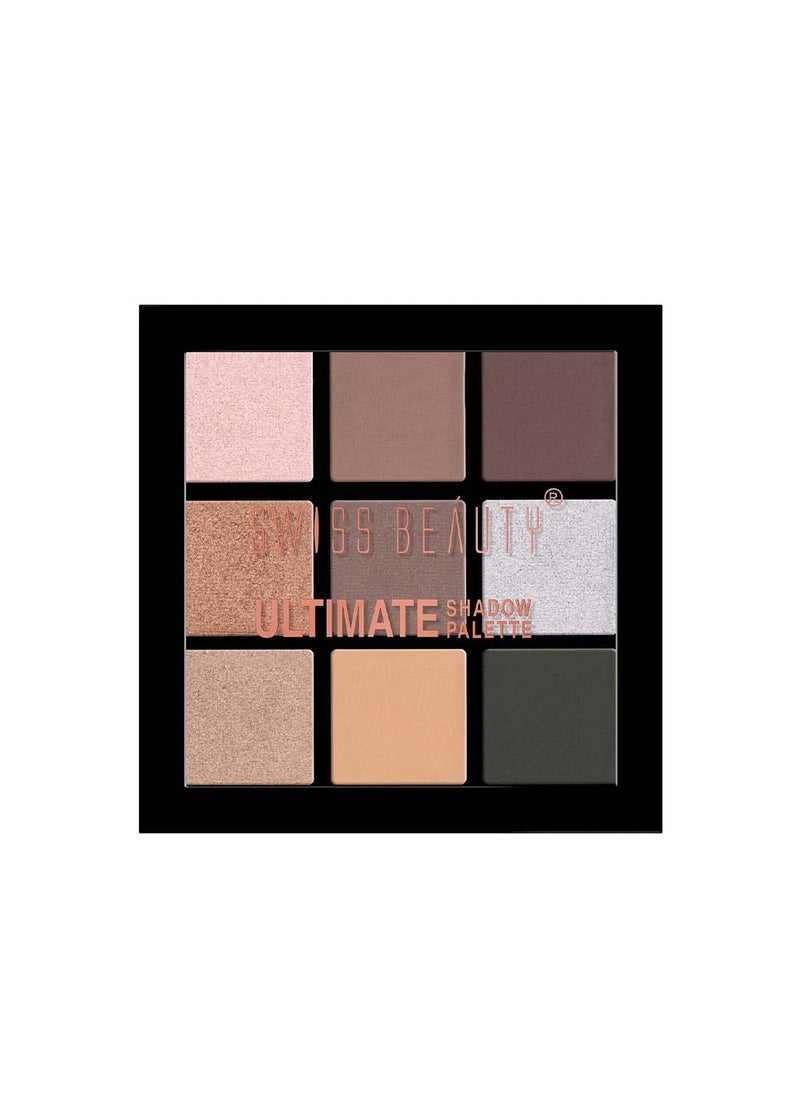 Ultimate 9 Pigmented Colors Eyeshadow Palette Long Wearing And Easily Blendable Eye Makeup Palette Matte, Shimmery And Metallic Finish - Multicolor 05, 6G - pzsku/Z5862752B3C8F76610E2BZ/45/_/1705650565/ff909502-f691-4995-b662-056453a0b0d4