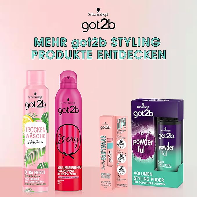 got2b Bye Bye Baby Hair Mascara Brush 16 ml Brush for Baby Hair Fixing Shiny Finish Feather Light NonGreasy TravelFriendly - Image 5