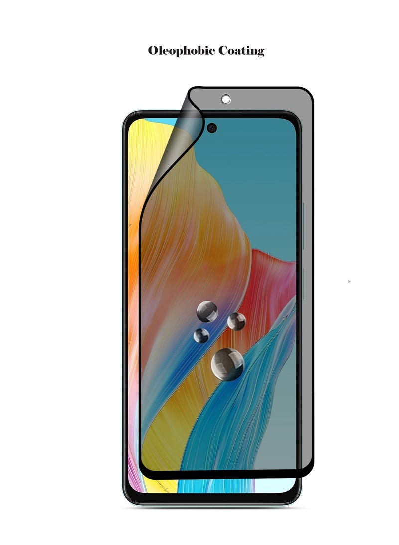 Techie Full Cover Explosion-Proof Matte Ceramic Privacy Film Screen Protector for Oppo A58 - Image 3