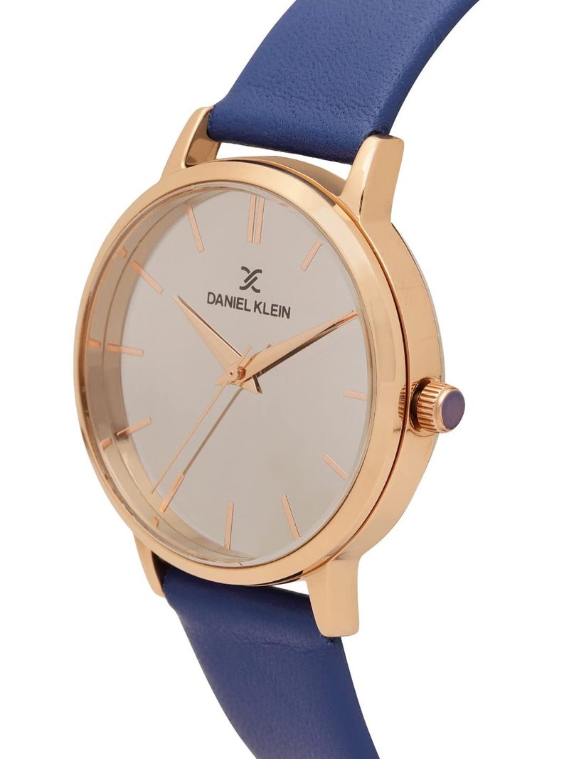 Daniel Klein Leather Premium-Ladys Analog Silver Dial Women's Watch-Dk11635-6 - Image 4