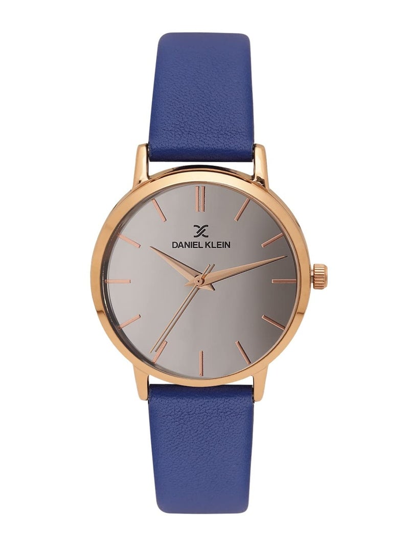 Daniel Klein Leather Premium-Ladys Analog Silver Dial Women's Watch-Dk11635-6 - Image 3
