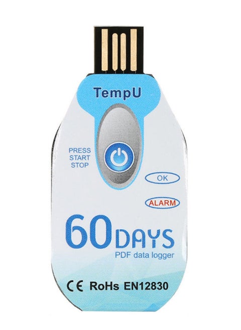 Easy-to-Use Disposable USB Temperature Data Logger 60 Days