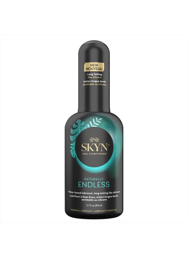 SKYN Naturally Endless Personal Lubricant - 2.7 fl. oz - Long Lasting Water-Based Lube, Safe with Latex and Polyisoprene Condoms & Personal Massagers - Image 1