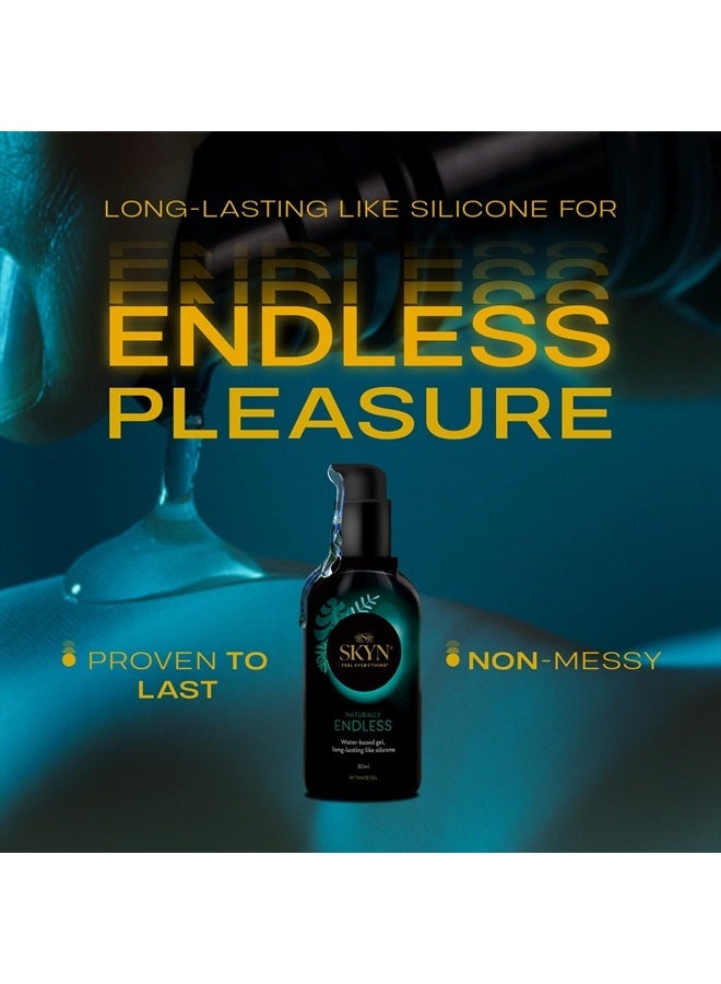 SKYN Naturally Endless Personal Lubricant - 2.7 fl. oz - Long Lasting Water-Based Lube, Safe with Latex and Polyisoprene Condoms & Personal Massagers - Image 2