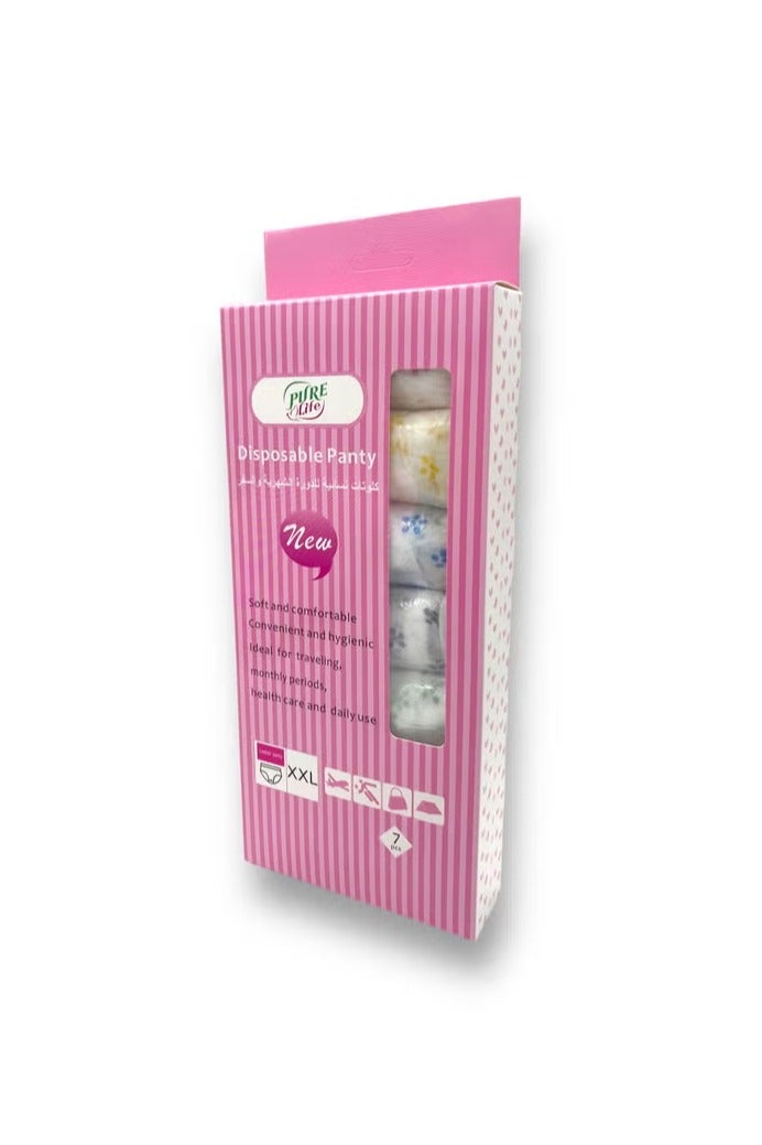 Pure Life Disposable Panty – Size 2XL, Soft & Comfortable Daily Wear Underwear for Women - Image 1