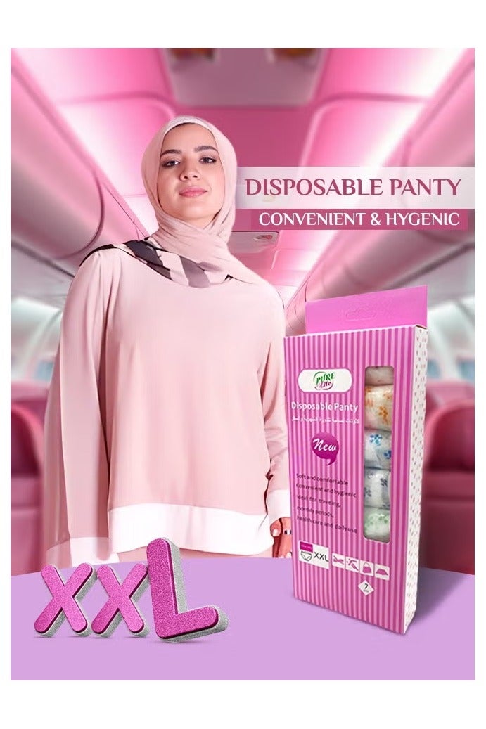 Pure Life Disposable Panty – Size 2XL, Soft & Comfortable Daily Wear Underwear for Women - Image 2