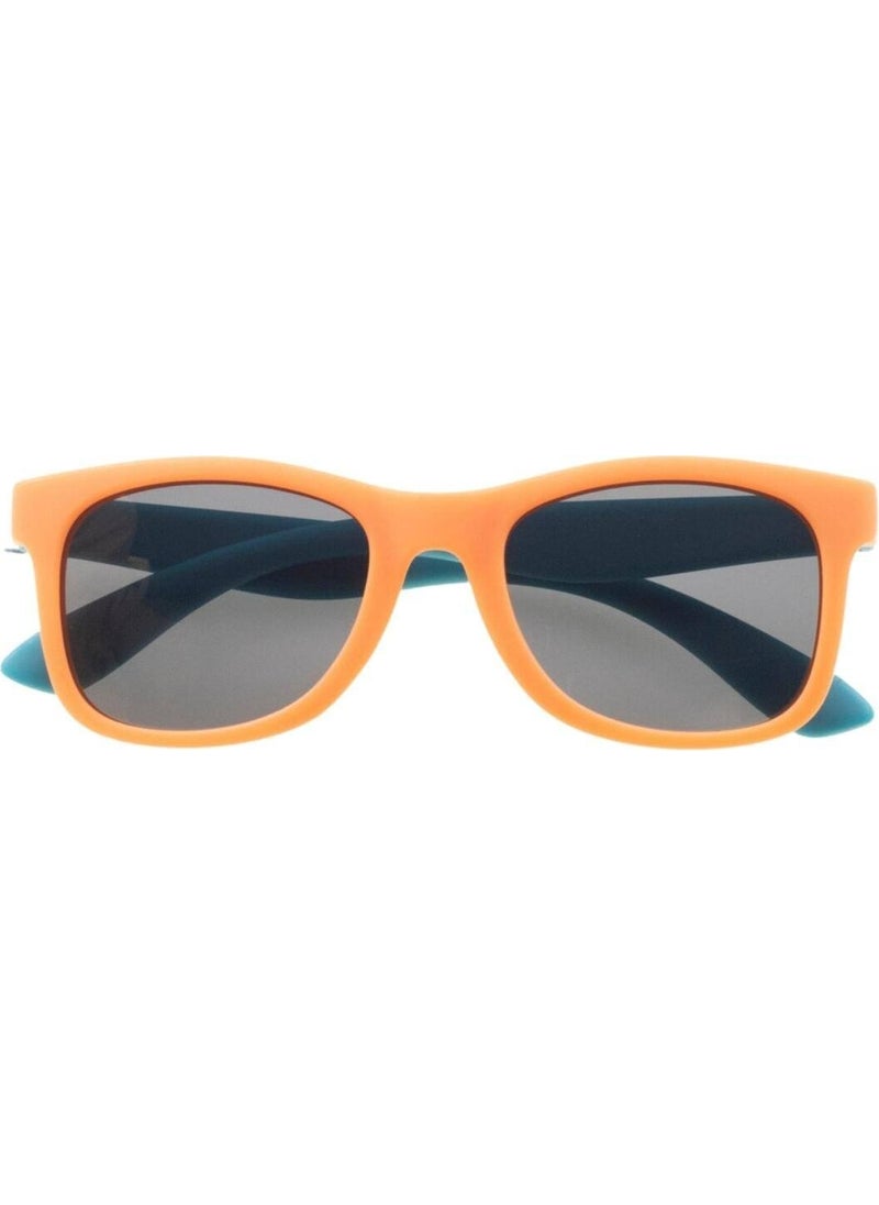Focus On Polarized Children's Sunglasses | Matte Orange Turquoise | 2-7 Years | Light Flexible Unbreakable  - Image 1