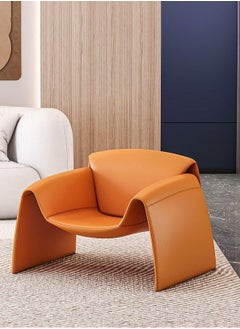 Merry Moments Modern Armchair M Crab Sofa Armchair Lounge Chair Sofa Chair Upholstered Armchair Lounge Chair Beauty Salon Sofa Makeup Chair for Bedroom Living Dining Retail Minimalist Brown Colour H67xW83xL94 cm  - Image 4