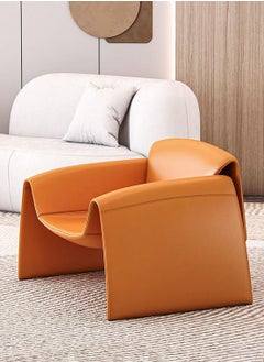 Merry Moments Modern Armchair M Crab Sofa Armchair Lounge Chair Sofa Chair Upholstered Armchair Lounge Chair Beauty Salon Sofa Makeup Chair for Bedroom Living Dining Retail Minimalist Brown Colour H67xW83xL94 cm  - Image 5
