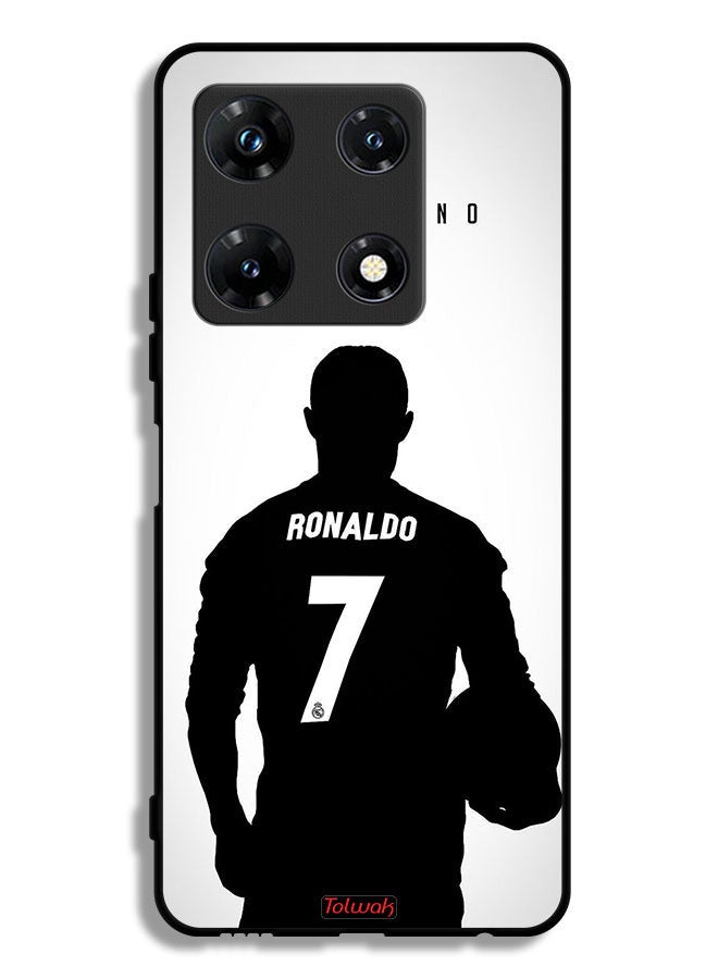 Tolwak Infinix Note 30 Pro Protective Case Cover Cristiano Ronaldo Mask - Image 1
