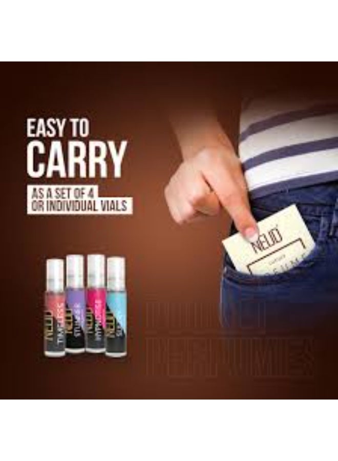 NEUD XPOSE YOURSELF مجموعة هدايا عطر NEUD الفاخرة للنساء - عطر أو دو بارفان طويل الأمد (فاكهة، ورد، مسك، تفاح أخضر) - 4x10 مل - Image 3