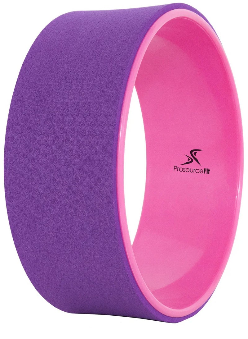 Generic Yoga Circles Pilates Professional Waist Shape Bodybuilding Gym Workout Yoga Wheel Back Training Tool For Fitness - Purple * Pink  - Image 2