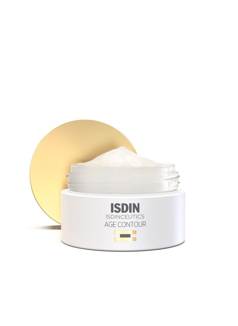ISDIN ISDIN Age Contour Face and Neck Anti-Aging Benefits Cream, Moisturizing and Firming Action, Suitable for Sensitive Skin and Non-comedogenic 1.8 Fl Oz 