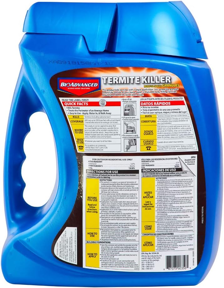 BioAdvanced Termite Killer Granules, 9 lb, 200 Linear Feet - Image 3