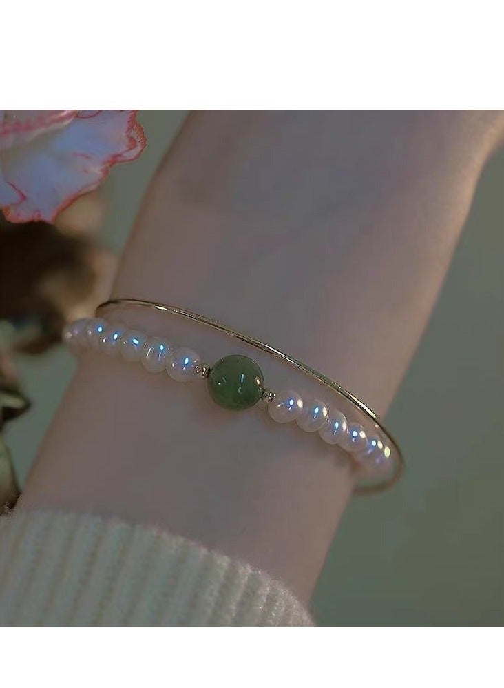 Pearl Bracelet for Women | Elegant & Versatile Design | Trendy Charm Bracelet with Lucky Beads | Perfect Gift for Girlfriends & Best Friends - Image 4