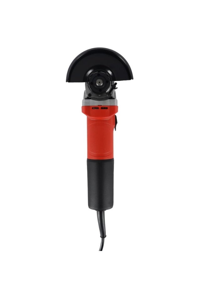 Geepas 115 MM Angle Grinder- GAG4510-240/ 1100 W and 11000 RPM No Load Speed/ Perfect for Home and Business Use/ Long Handle for Comfortable Grip, Ergonomic Design/ Ideal for Metal, Concrete Cutting and Finishing/ Black and Red - Image 2