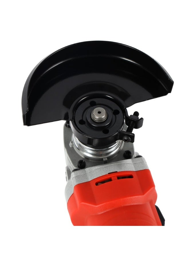 Geepas 115 MM Angle Grinder- GAG4510-240/ 1100 W and 11000 RPM No Load Speed/ Perfect for Home and Business Use/ Long Handle for Comfortable Grip, Ergonomic Design/ Ideal for Metal, Concrete Cutting and Finishing/ Black and Red - Image 5