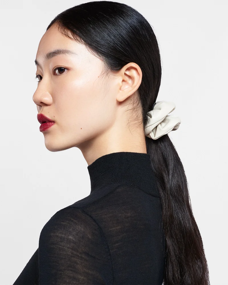 Nanushka Minimal Cotton Ponytail Holder