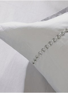 Serena King Fitted Sheet Set, Silver – 300 TC, 180x200 cm - pzsku/Z58636B070D53ADCA8C4CZ/45/_/1683098719/4eda0913-e8ef-4064-9a60-aa8df20cf798