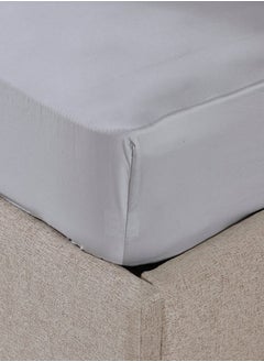 Serena King Fitted Sheet Set, Silver – 300 TC, 180x200 cm - pzsku/Z58636B070D53ADCA8C4CZ/45/_/1683098722/862e5b74-0e23-4530-96cd-7b485876b9ad