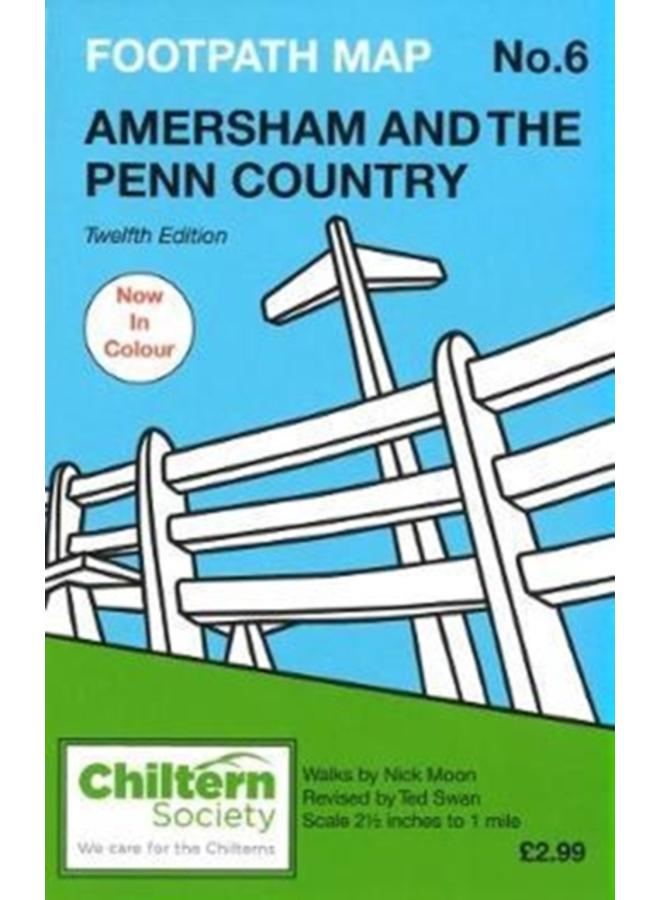 Chiltern Society Footpath Map No. 6 - Amersham and the Penn Country : 6 
