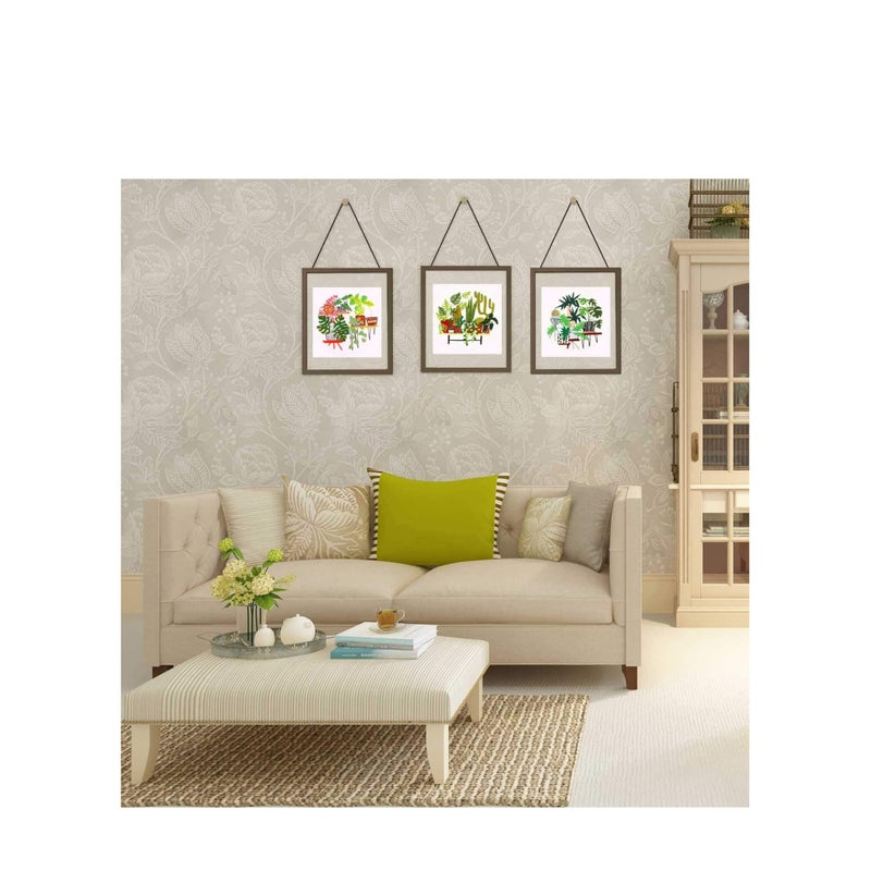 SOLARAE Embroidery Starter Kit with Pattern and Instructions, 3 Sets Cross Stitch Kit Include Embroidery Clothes with Plants Flowers Pattern, 1 Embroidery Hoops, Color Threads and Tools, Deco - Image 5