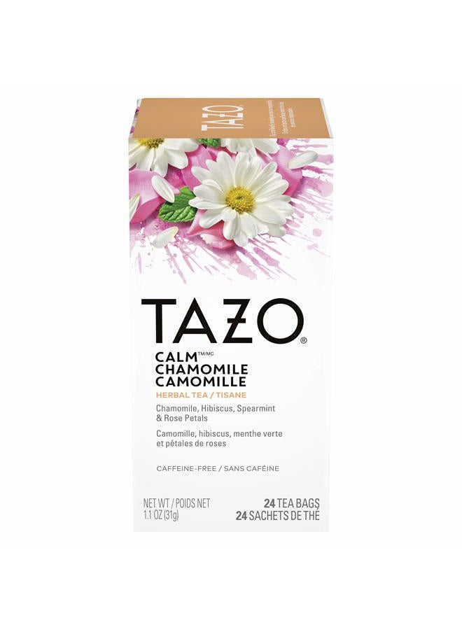 TAZO شاي الأعشاب المهدئ من تازو - شاي البابونج - 24 كيس - Image 3