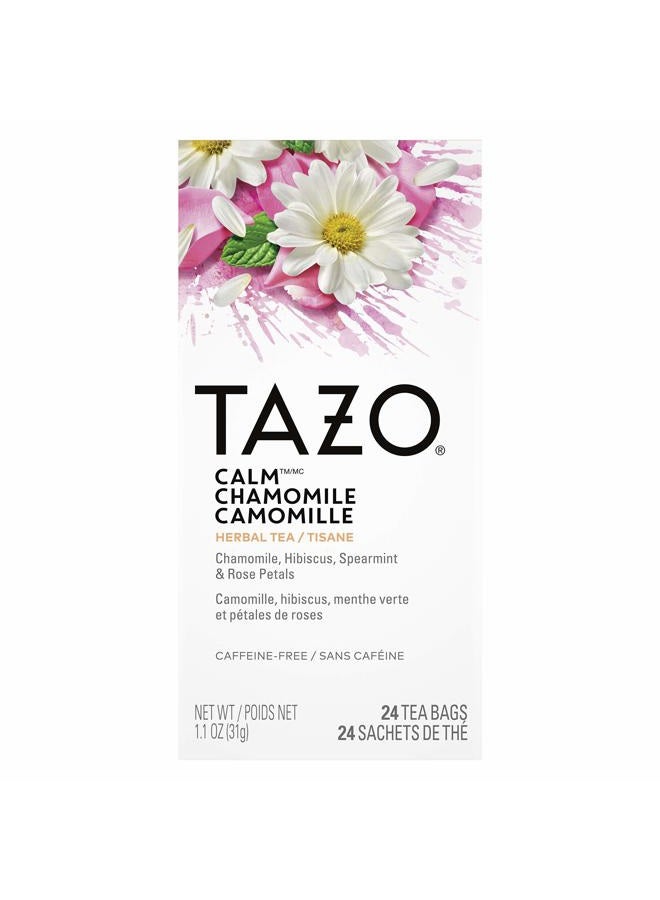 TAZO شاي الأعشاب المهدئ من تازو - شاي البابونج - 24 كيس - Image 1