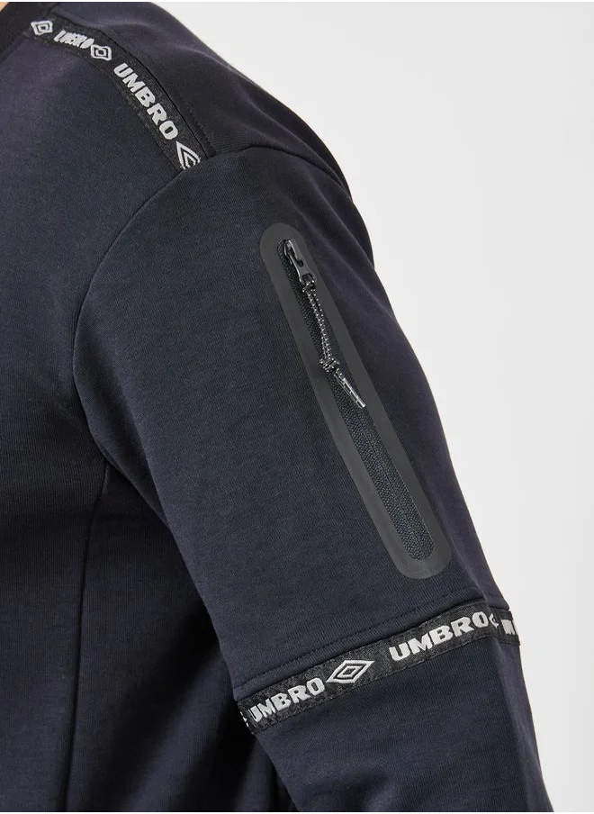 umbro Logo Taping Detail Tech Sweatshirt