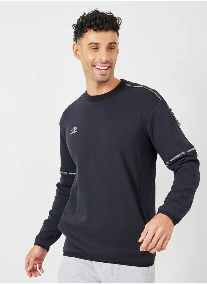 umbro Logo Taping Detail Tech Sweatshirt