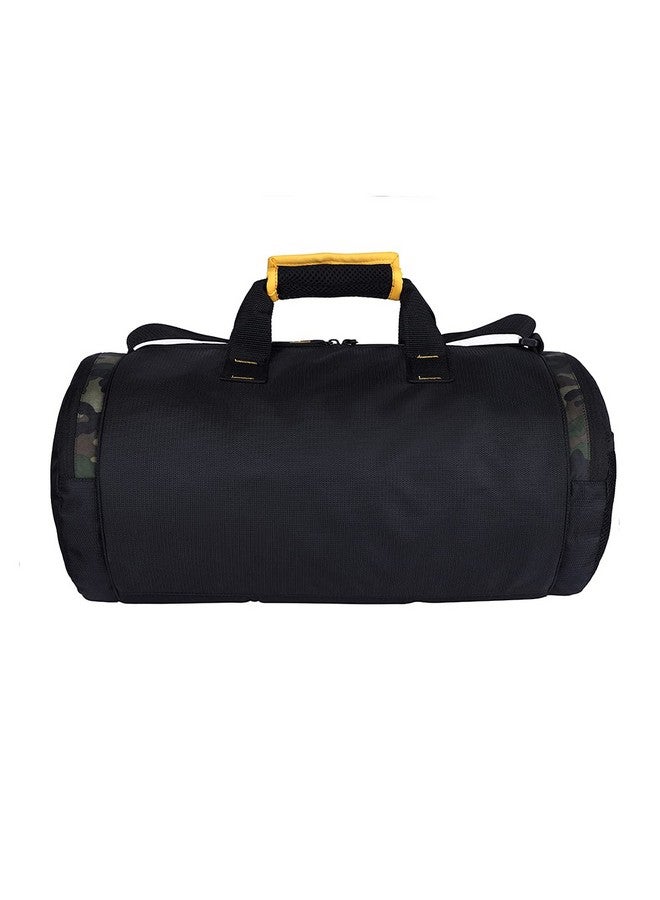 Gear Polyester Cross Training 22L Medium Water Resistant Travel Duffle Bag/Gym Bag for Men's/Women's (Khaki Camo), 23 Cm - Image 4