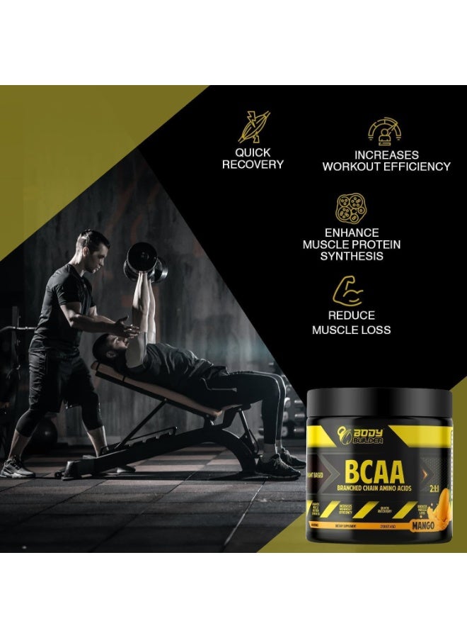Body Builder BCAA Increase Workout Blue Raspberry 30 Servings - Image 4