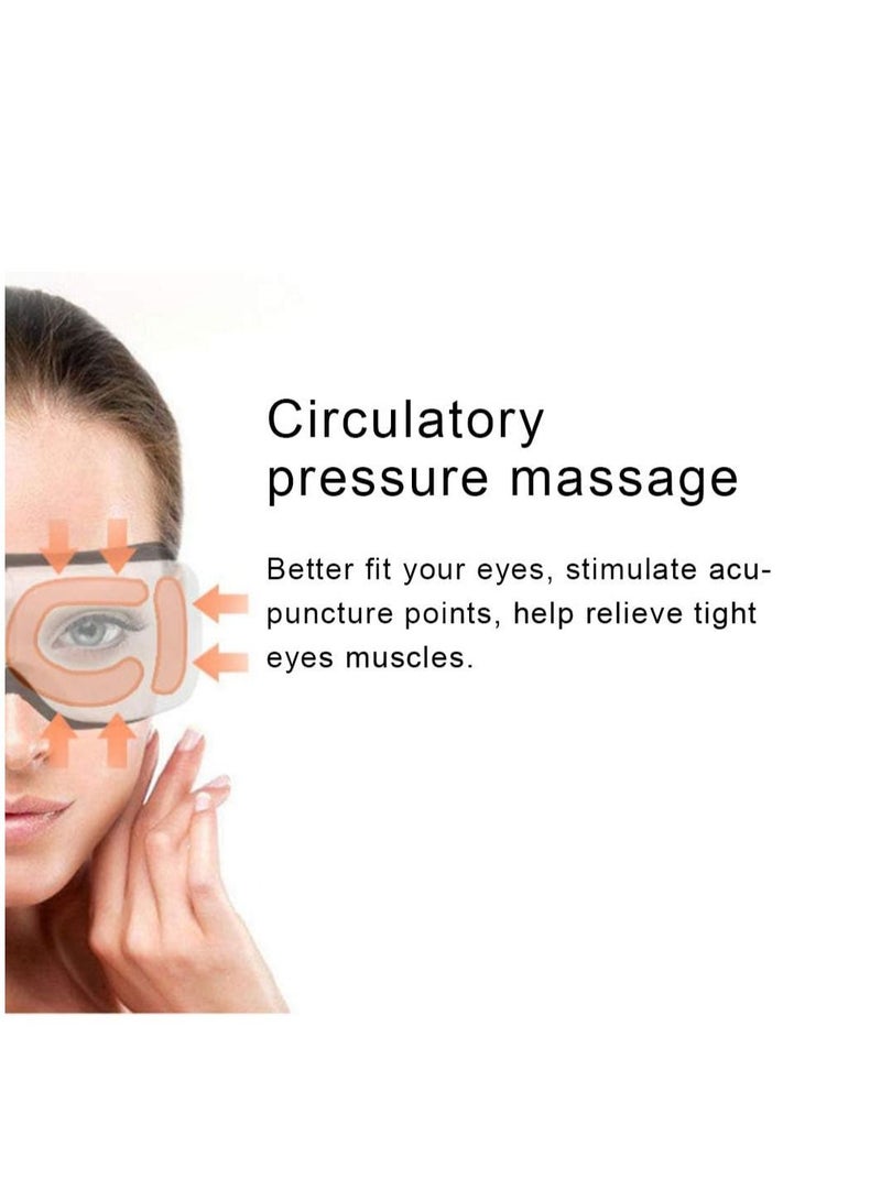 Generic Eye Massager, Vibration, Hot Compress, Relieves Fatigue, Eye Protection, Eye Patch, Eye Massager, USB Rechargeable, Eye Massage Tool for Relieving Eye Fatigue, Dark Circles, and Eye Bags. - Image 5