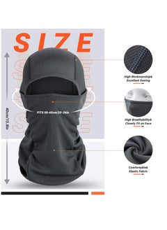 Excefore Balaclava Face Mask Motorcycle Cycling Balaclavas Ski Mask Balaclava UV Protection Helmet Liner Windproof Outdoor Head wear Men Women  - Image 2