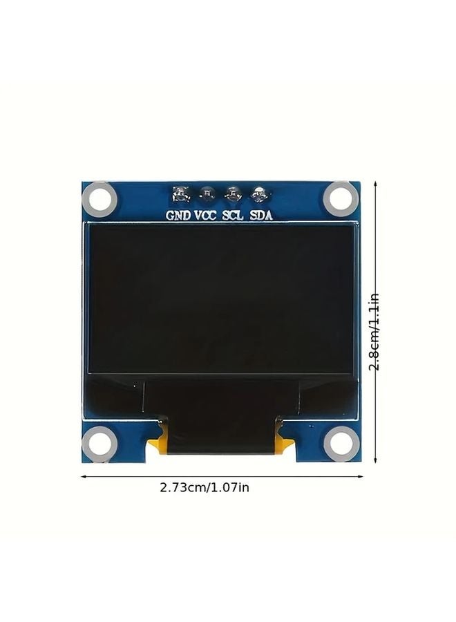 3 قطع وحدة عرض OLED 0.96 بوصة I2C IIC 128x64 SSD1306 أصفر وأزرق لأردوينو - Image 3