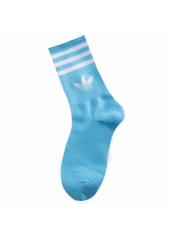 KUYING Fashion Anti Slip Breathable Sports Socks Five Piece Set