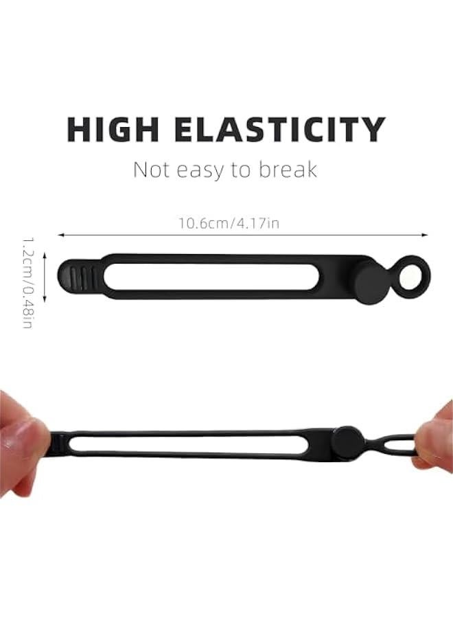 Arabest Data Cable Organizer, 2025 New Elastic Silicone Cable Straps Cord Organizer, Reusable Cable Ties Wire Organizer for Bundling and Fastening Earphone, Phone Charger (24 Pcs) - Image 2