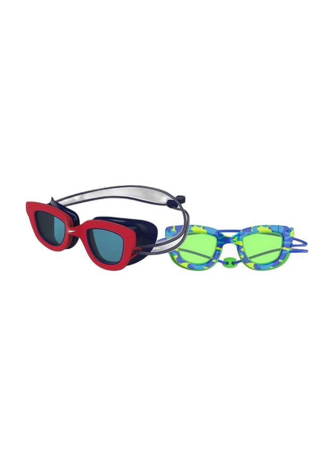 speedo Kids Sunny G Pop Seasiders & Kids' Sunny G Seasiders Goggles Combo - Image 1