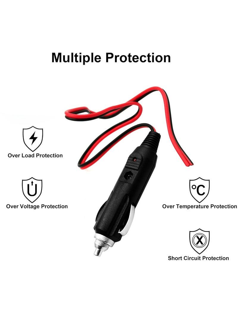 Heavy Duty Car Lighter Adapter with Multi Protection Vehicle Lighter Extension Wire  - Image 3