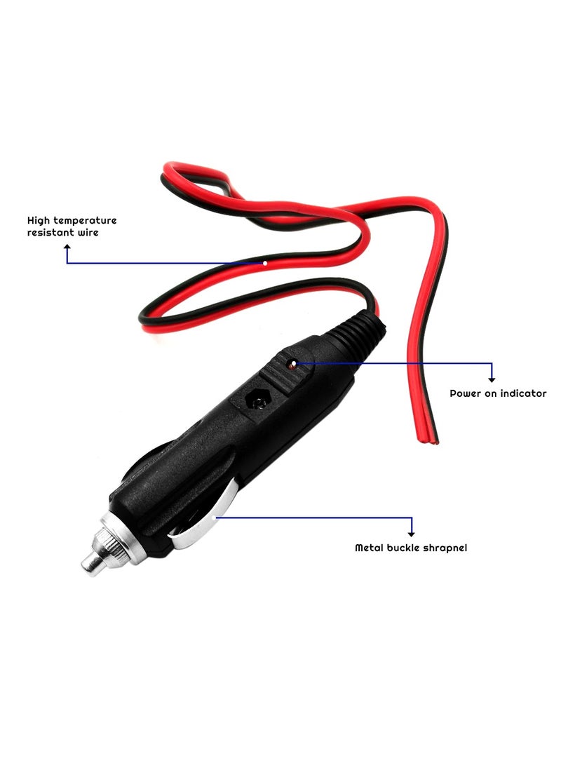 Heavy Duty Car Lighter Adapter with Multi Protection Vehicle Lighter Extension Wire  - Image 4