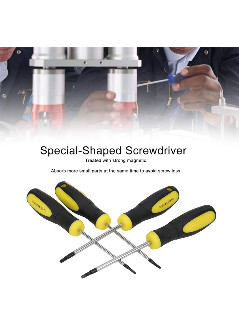 GGOOT 4Pcs Special Shaped Screwdriver Special Shaped Screwdriver S2 Screwdriver Triangular Repair Tools S2 Hardware Tools  - Image 2
