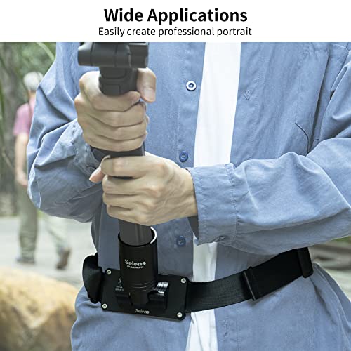 Selens Camera Gimbal Belt Gimbal Stabilizer Weight Support Hip Belt Waist Mount for Long Standing Filming Compatible with Ronin S DJI RS2RSC2 Zhiyun Crane 2 Crane Plus Moza Air 2 AirCross - Image 3