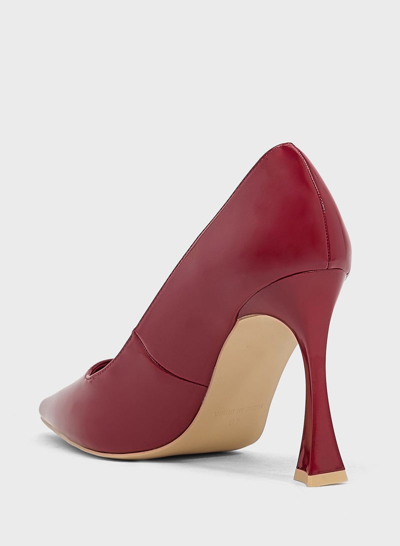 ELLA High Heel Patent Pump - Image 3