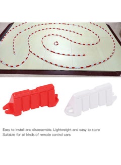 Dilwe Rc Drifting Race Track Barrier120Pcs Plastic Universal Rc Car Diy Racing Track Road Barrier Remote Control Car Accessories  - Image 3