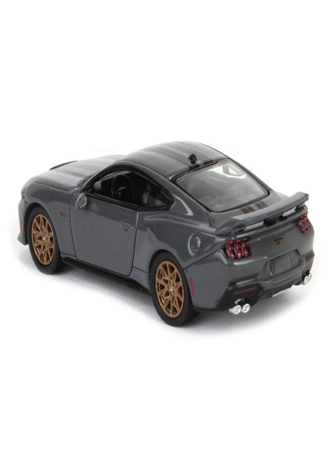 Truck 1/64 2024 Mustang GT in Dark Matter Gray Showroom Floor Series 7 68070-B - Image 5