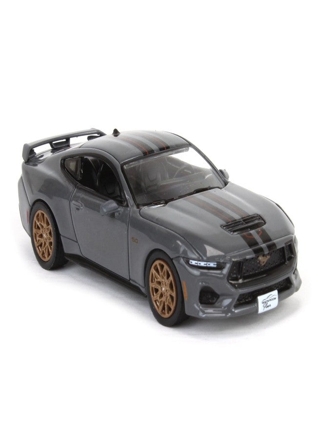 Truck 1/64 2024 Mustang GT in Dark Matter Gray Showroom Floor Series 7 68070-B - Image 2