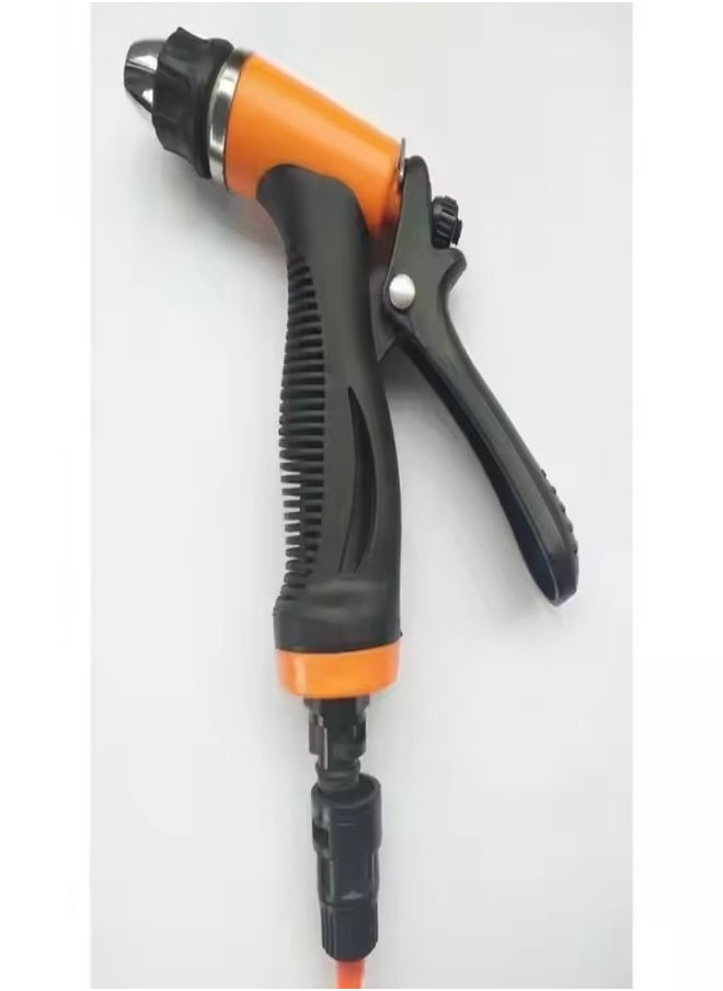 Generic - Portable car wash pump set, household high-pressure water sprayer, fast electric car wash pump cleaning kit, perfect for washing cars, motorcycles, and bicycles at home.，with a water gun and a 10 meter long hose - Image 1